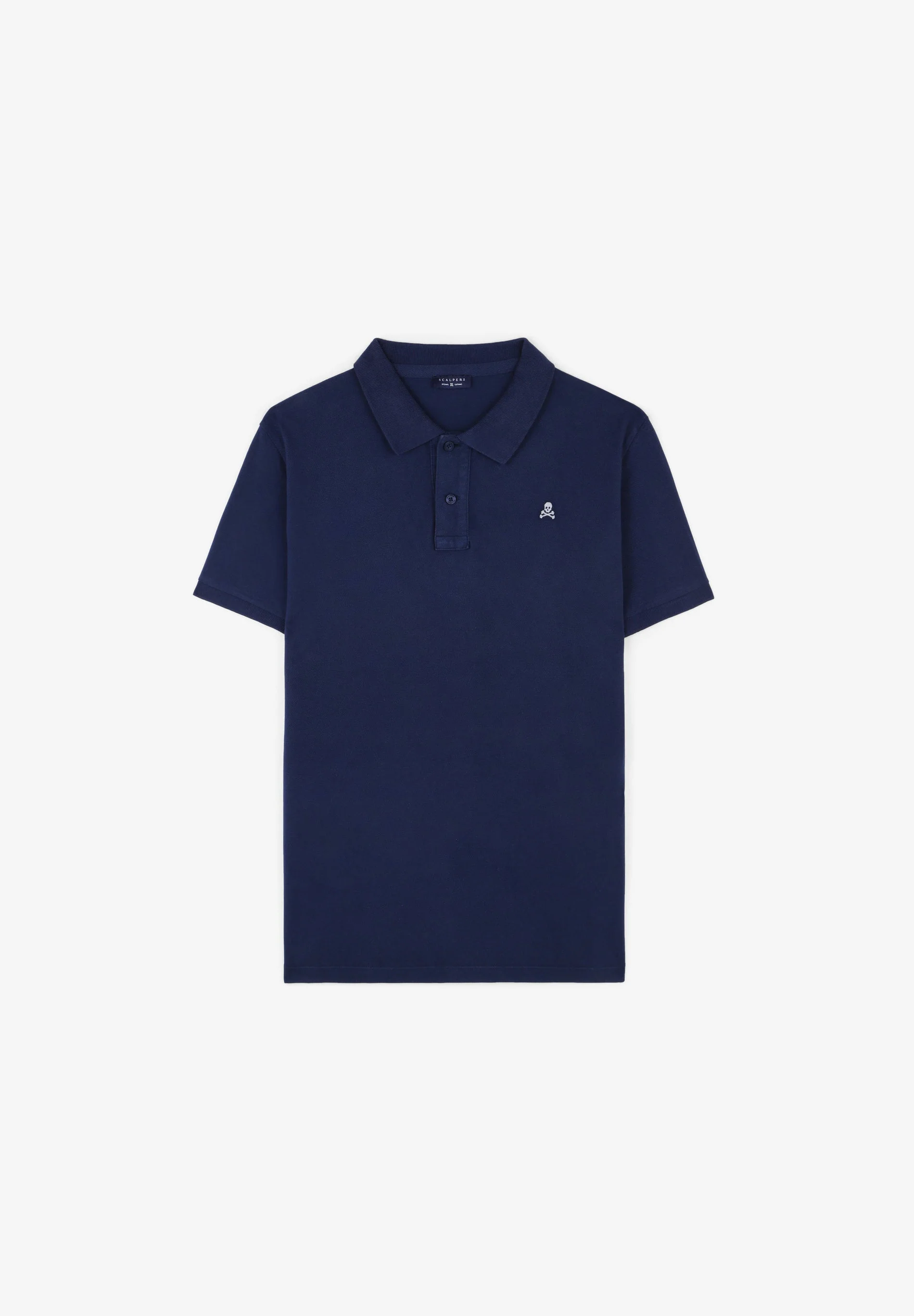 CAMISA POLO BÁSICA COM SKULL EM CONTRASTE - Image 5