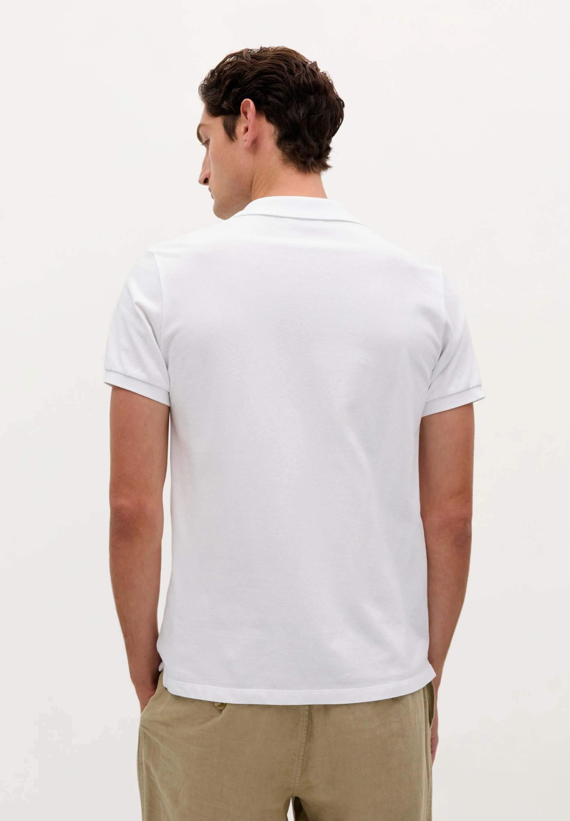 CAMISA POLO BÁSICA COM SKULL EM CONTRASTE - Image 4