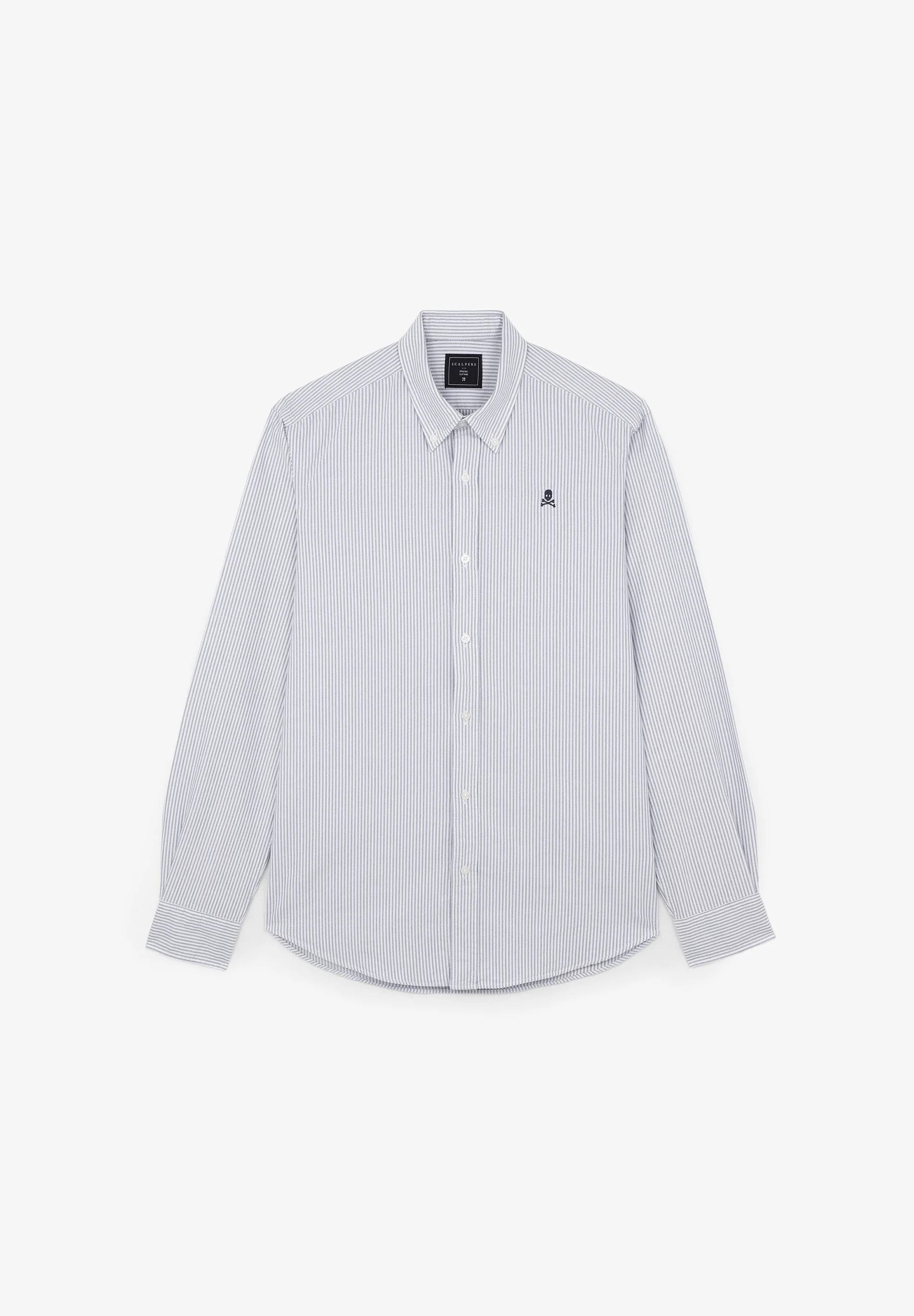 CAMISA OXFORD COM SKULL EM CONTRASTE - Image 7