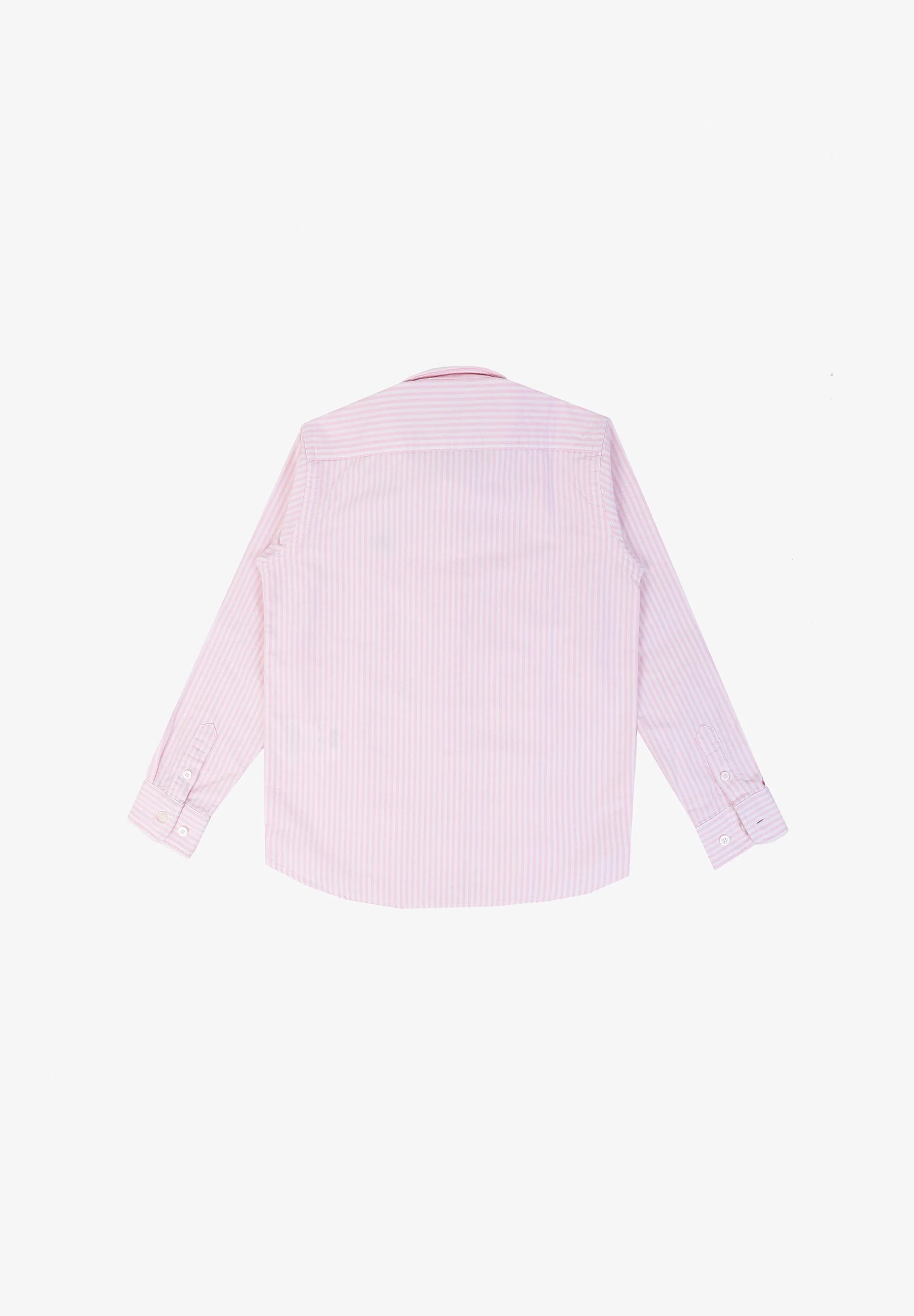 CAMISA DE RISCAS COM LOGO A CONTRASTAR - Image 6