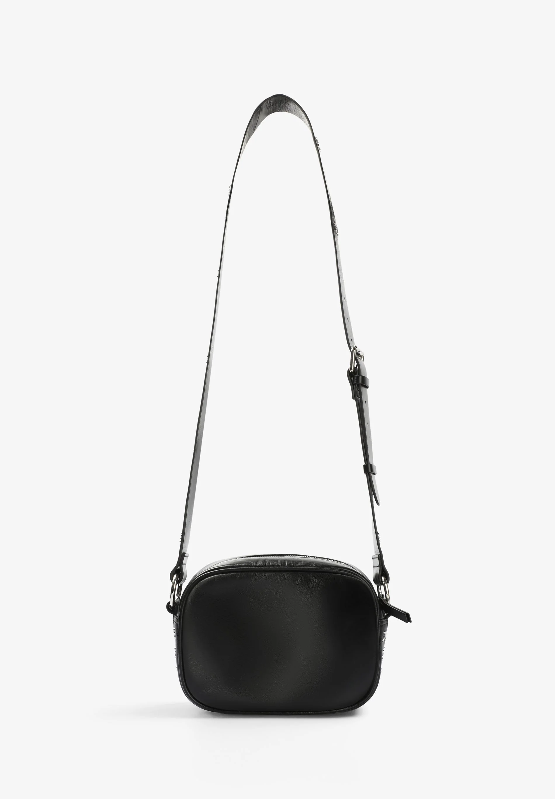 BOLSA A TIRACOLO EM PELE COM SKULL - Image 3