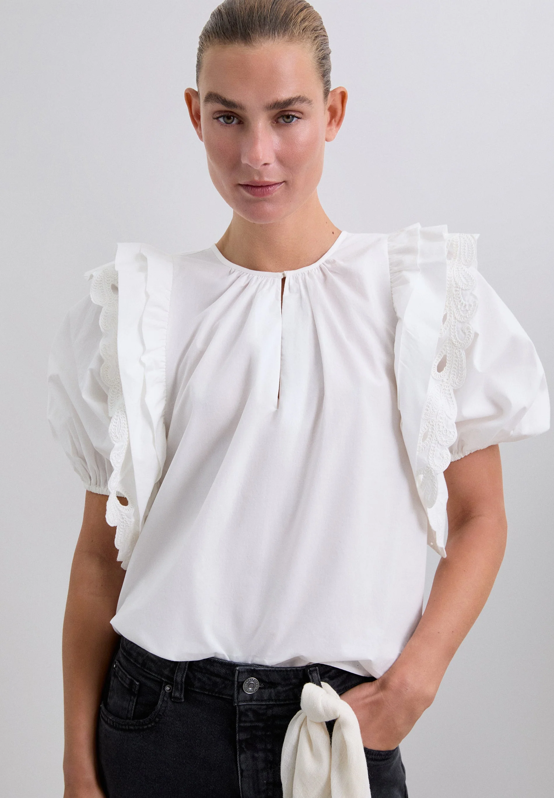 TOP PUFF SCPOPLIN