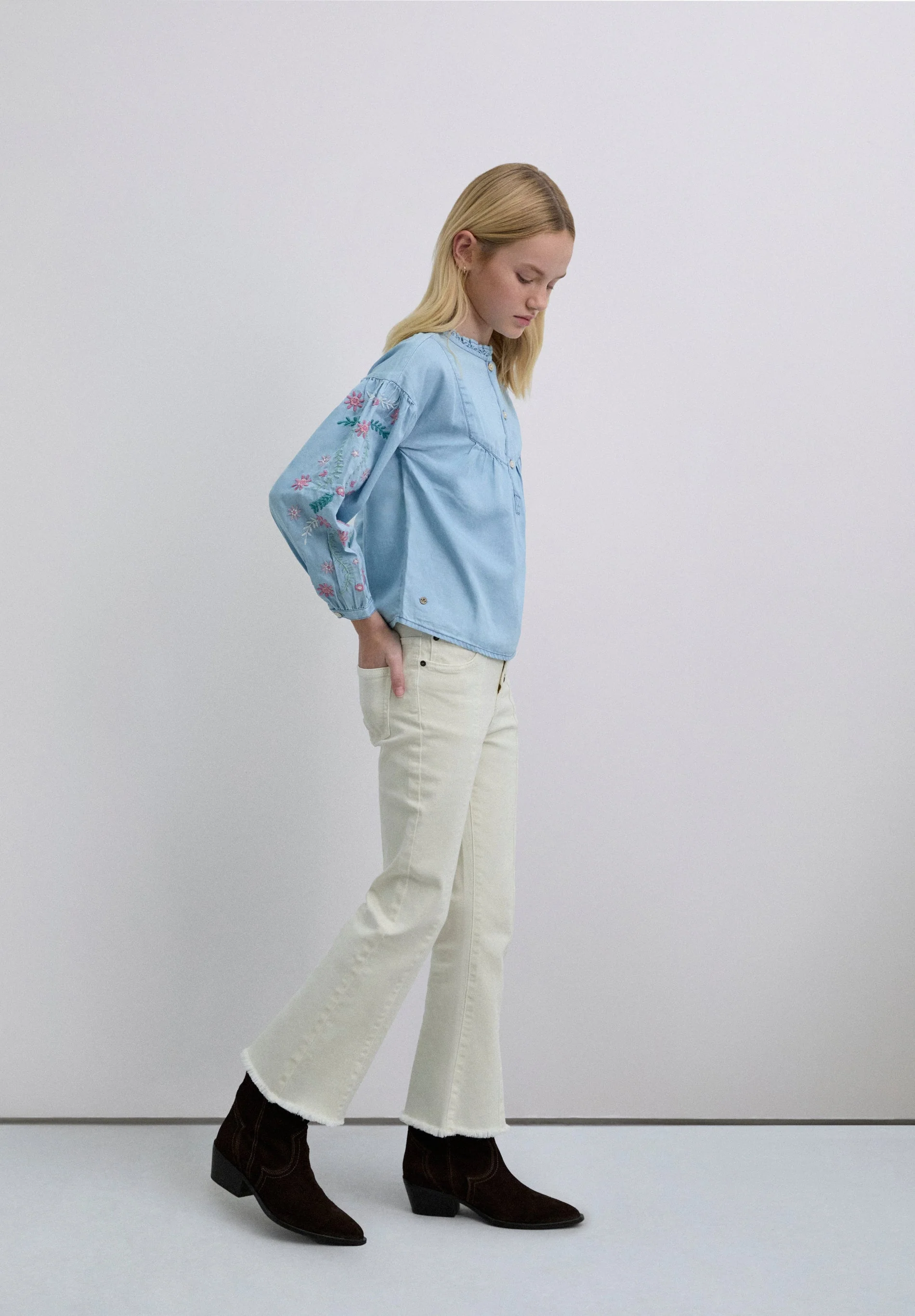 SCDENIMEMBBLOUSE GIRLS - Image 5