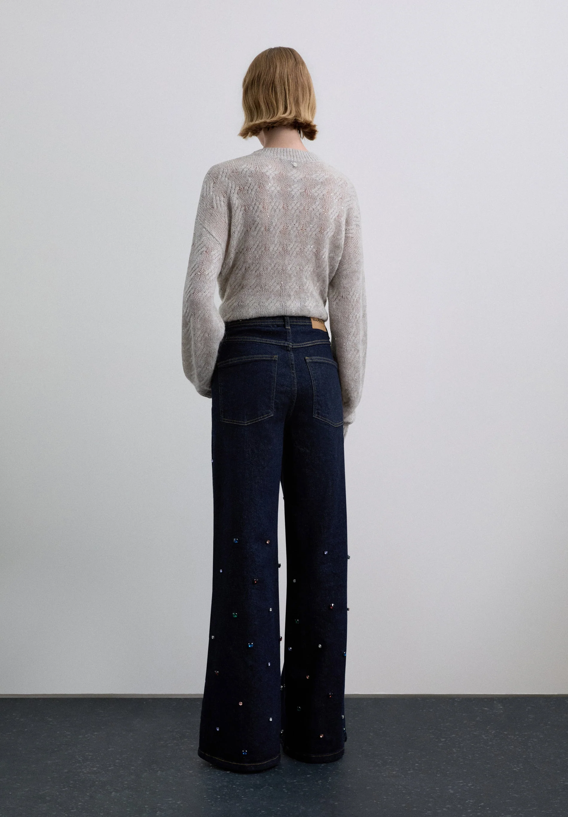 CALÇAS DENIM COM MISSANGAS - Image 4