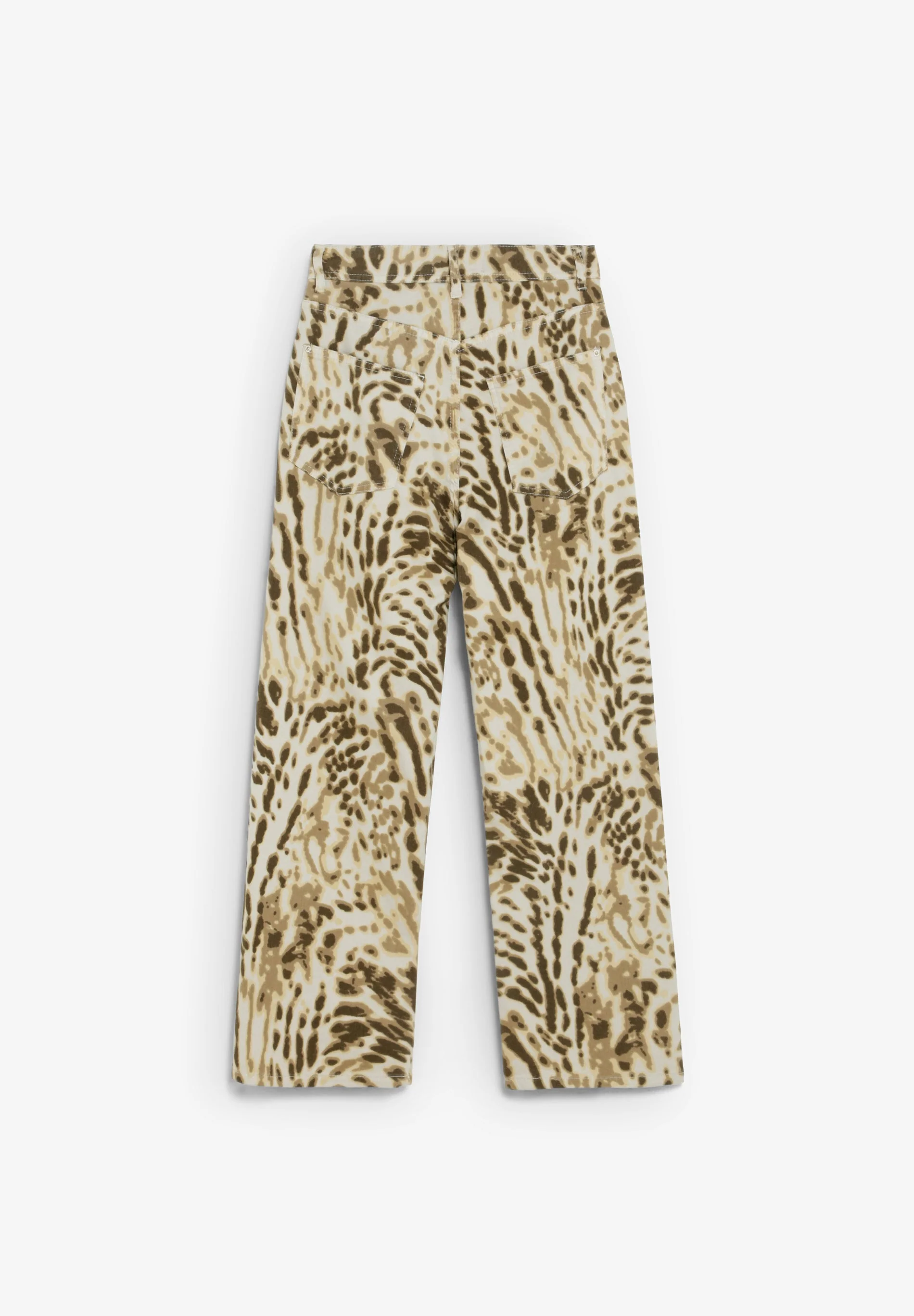 CALÇAS DENIM COM ESTAMPADO ANIMAL - Image 5