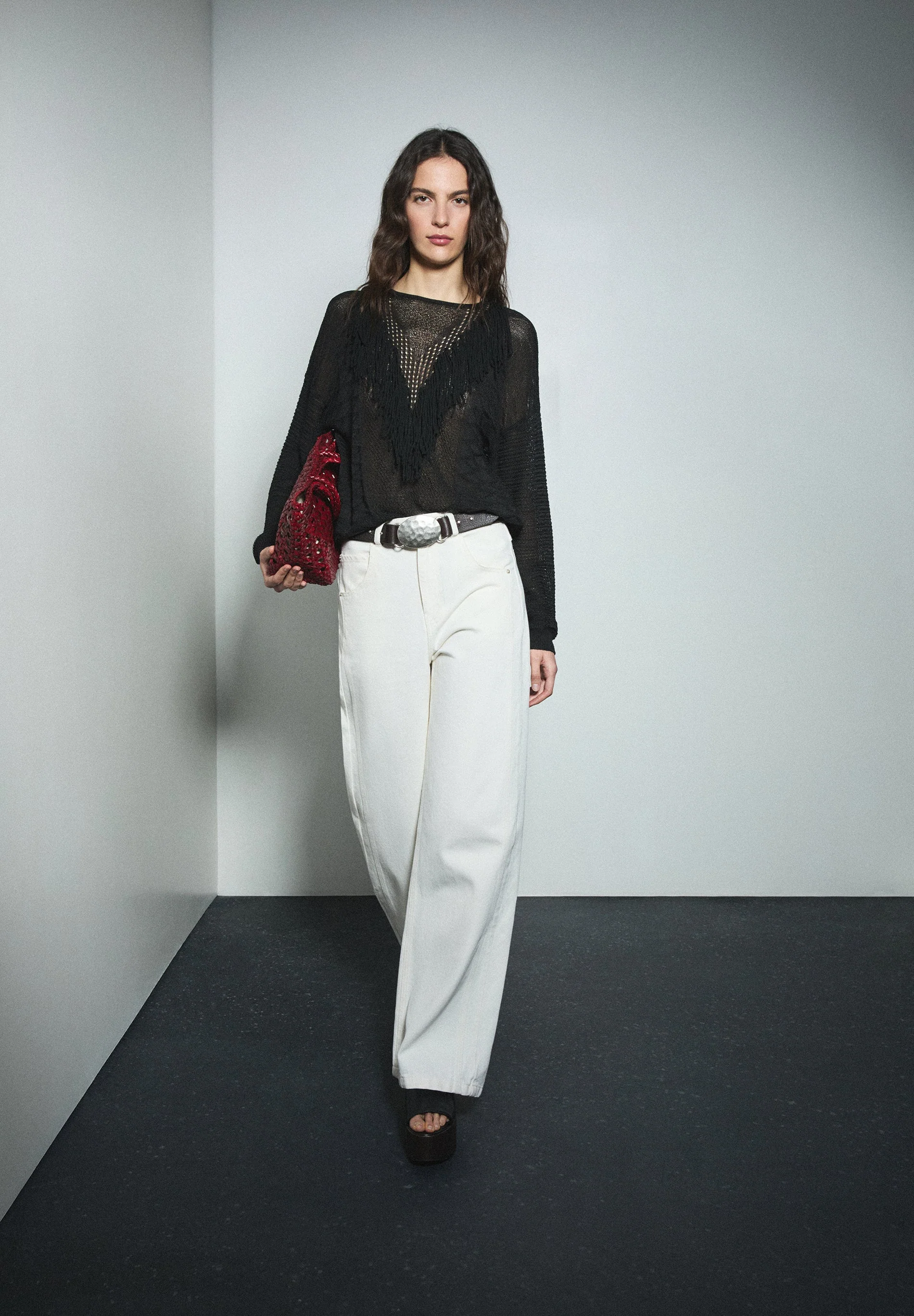 JEANS COM COSTURA EM CONTRASTE - Image 6
