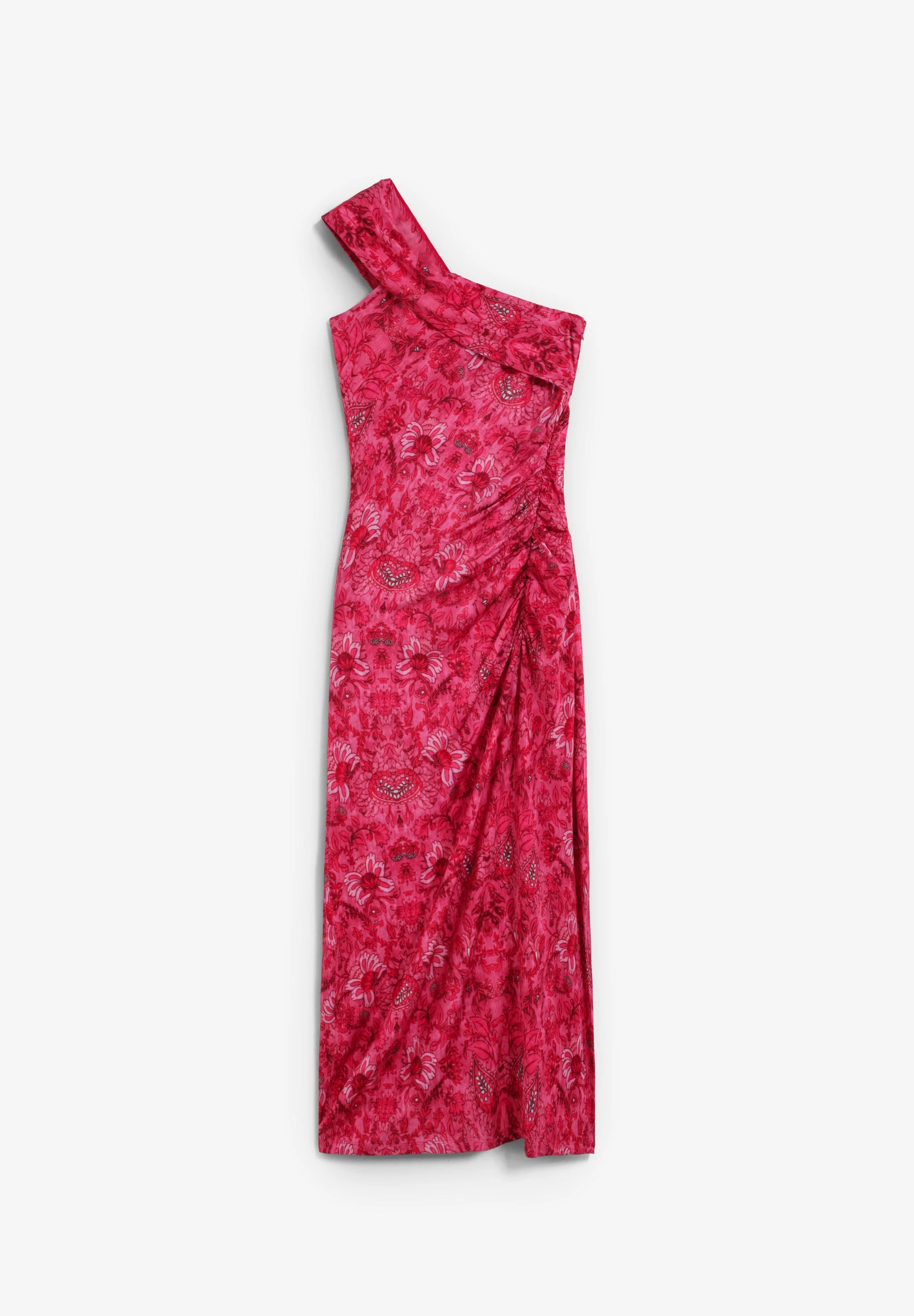 VESTIDO MIDI ASSIMÉTRICO COM PADRÃO - Image 5