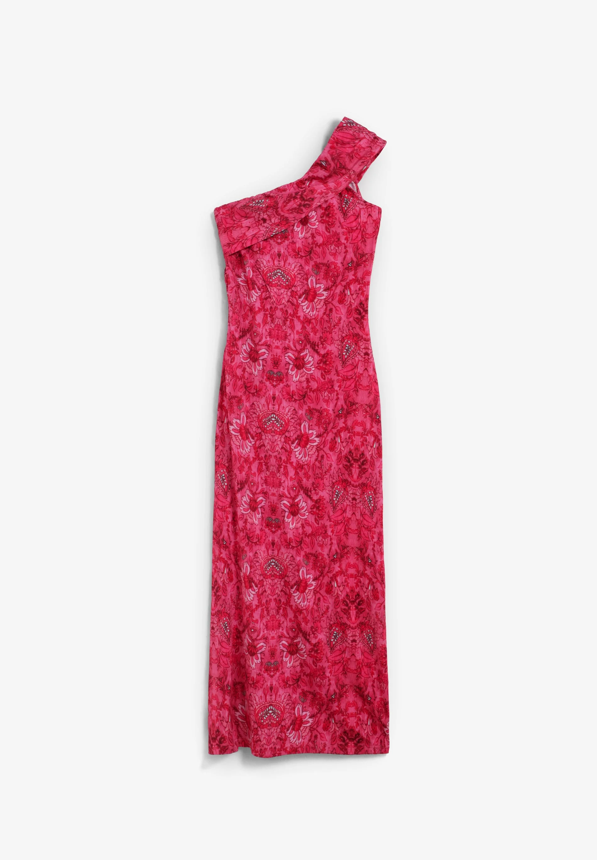 VESTIDO MIDI ASSIMÉTRICO COM PADRÃO - Image 6