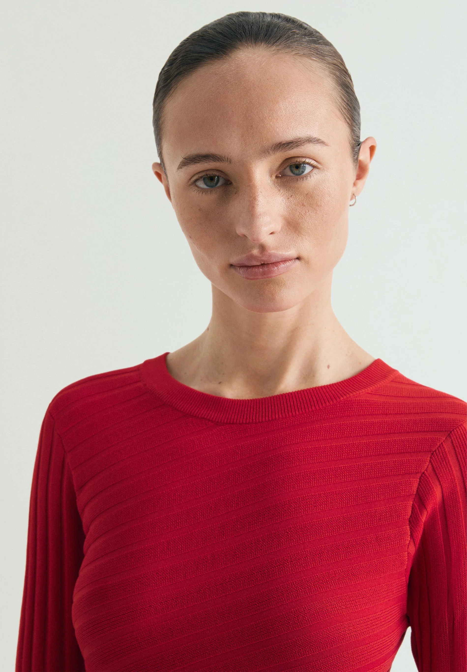 VESTIDO ÀS RISCAS DE MALHA - Image 3