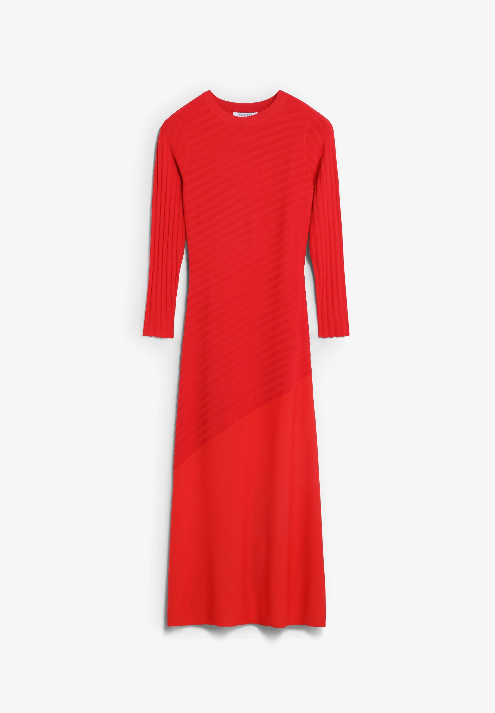 VESTIDO ÀS RISCAS DE MALHA - Image 5