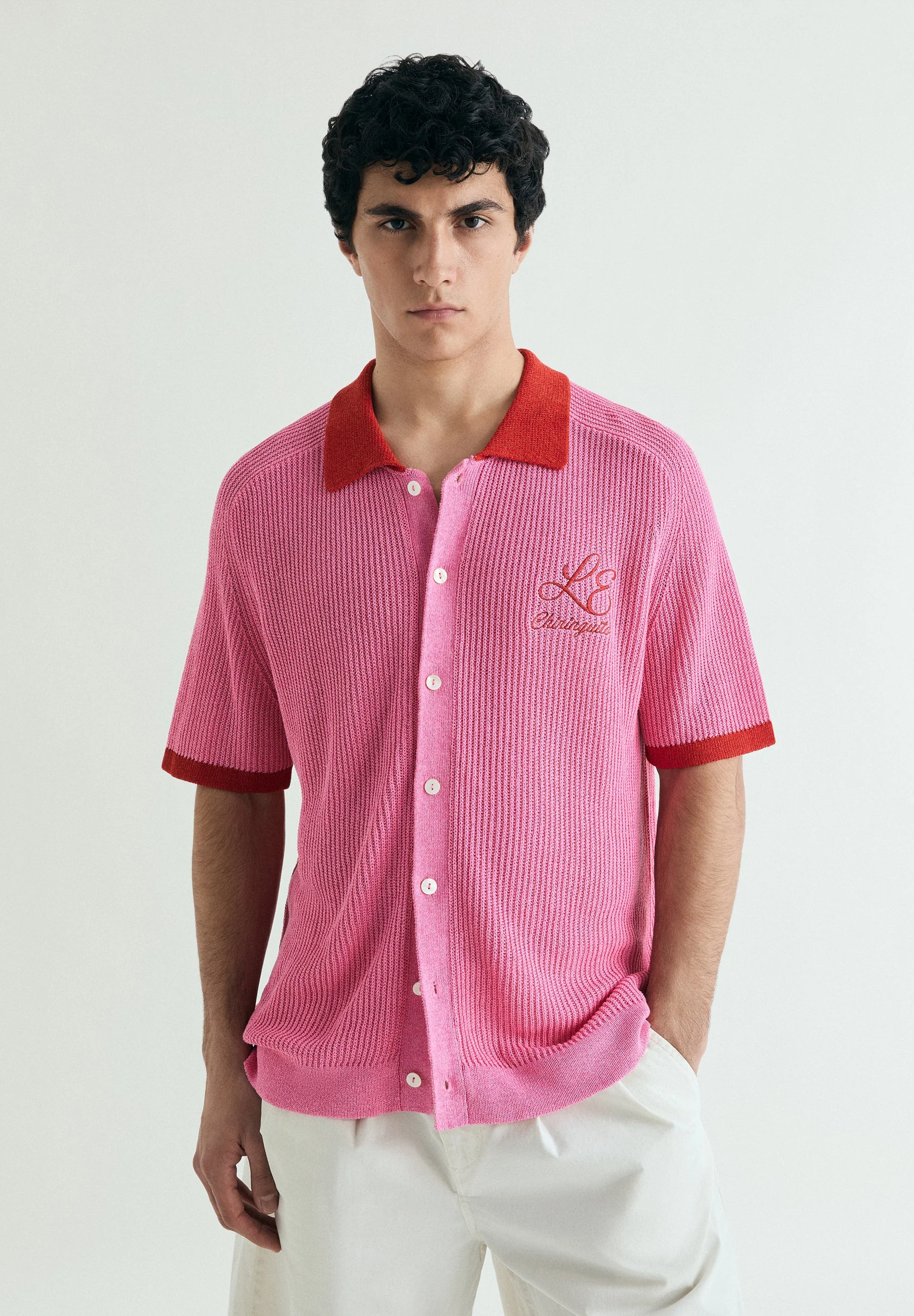 CARDIGAN BORDADO EM CONTRASTE | LE CHIRINGUITO
